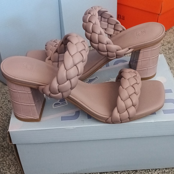 Lilac braided chunky heel - Picture 5 of 5